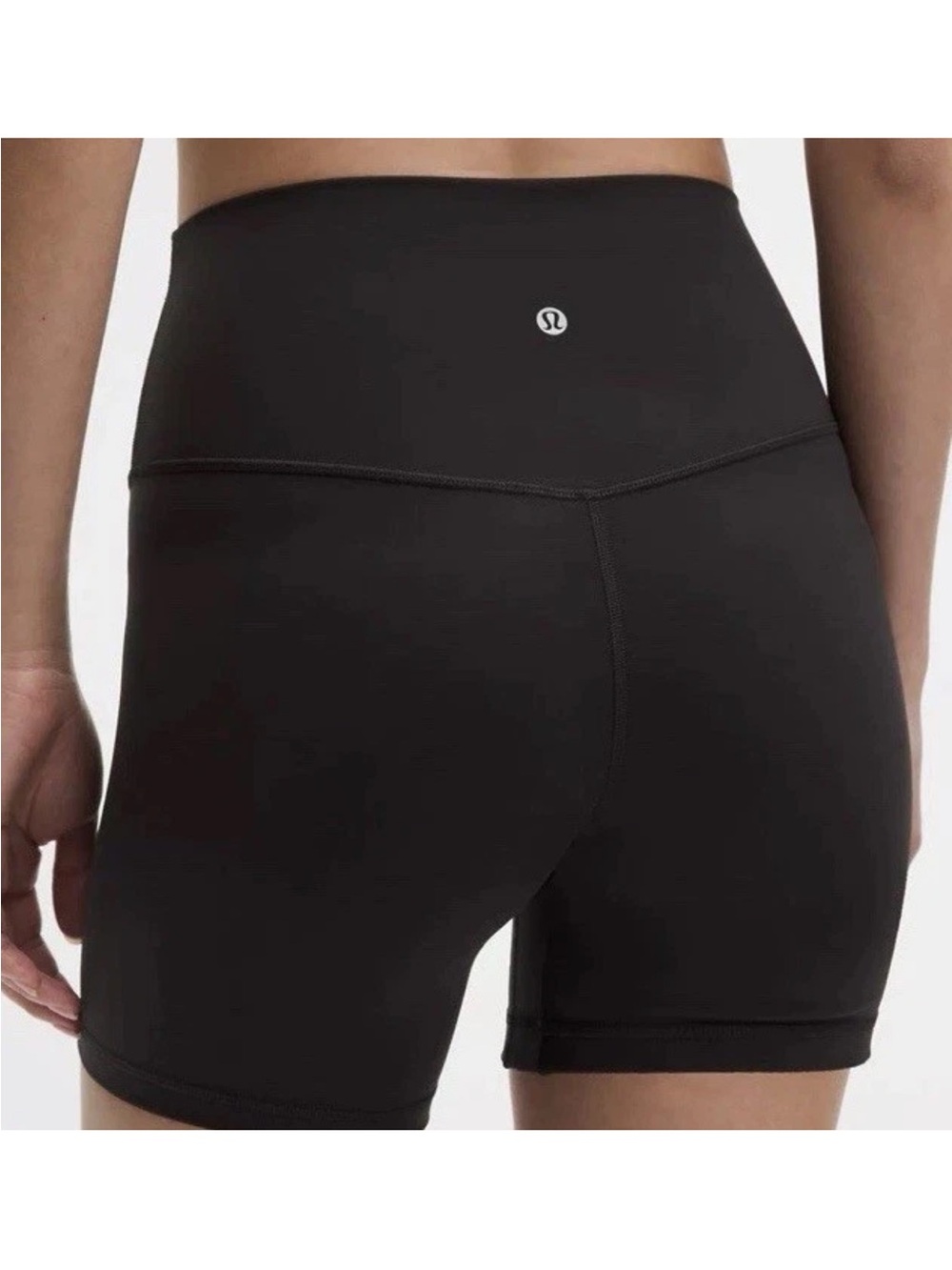 Lululemon Women's Align Bike Shorts 8" High Rise Slim Black Gym Workout Yoga 8
